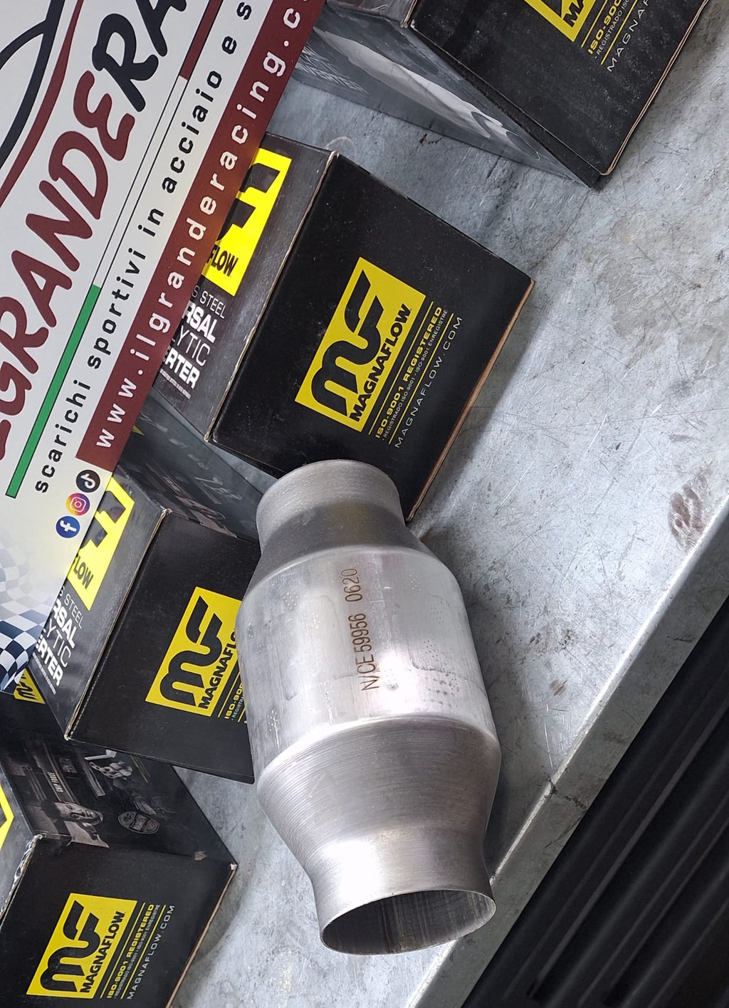 CATALIZZATORI IN ACCIAO 200 CELLE INOX MAGNAFLOW
