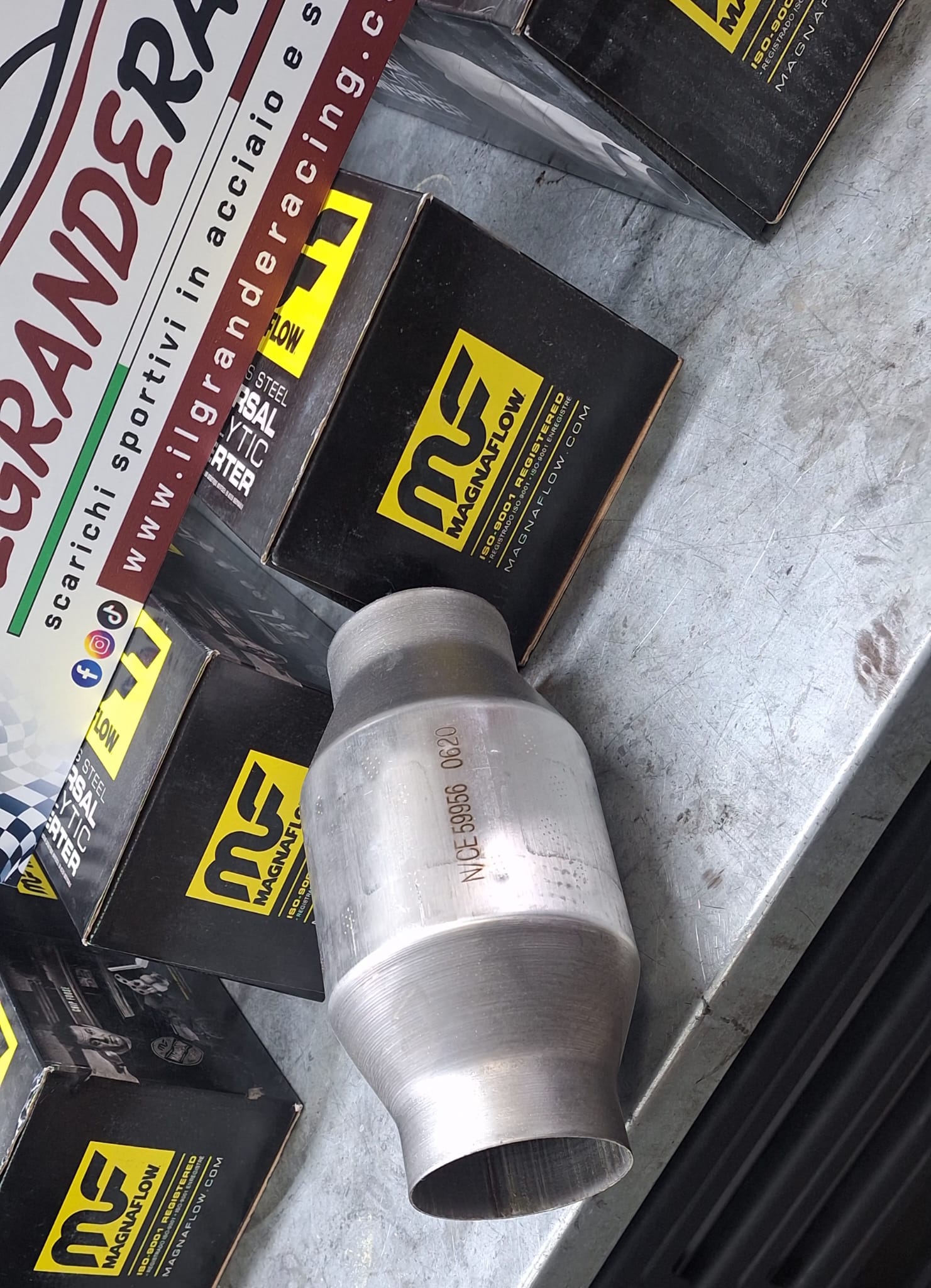 CATALIZZATORI IN ACCIAO 200 CELLE INOX MAGNAFLOW